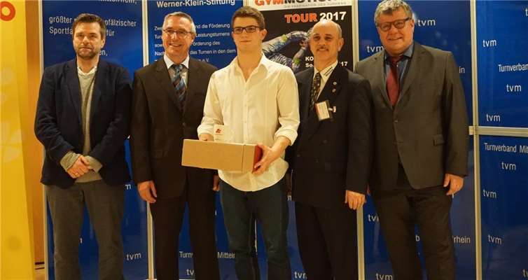 Mit Luca Christ (Mitte) aus Lahnstein war auch ein dreifacher Weltmeister unter den Geehrten.