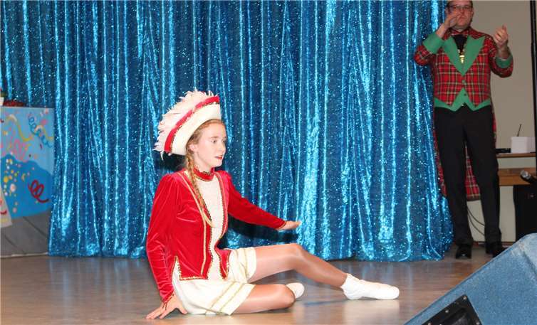 Mit Luisa Durben präsentierten die Wehrer Wohlgemuten erstmals ein eigenes Solomariechen.