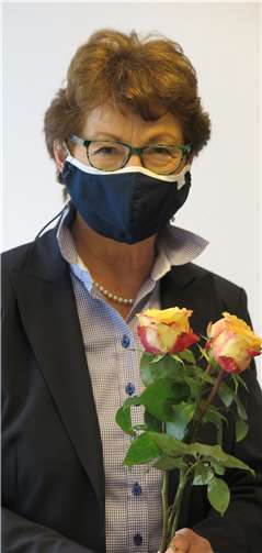 Mit Rosen begrüßt, mit Rosen verabschiedet.