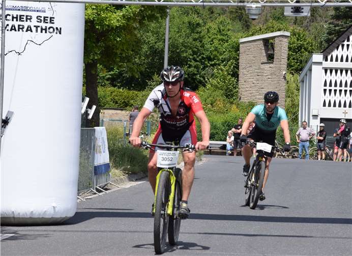 Mit Schwung ging es in die Zieleinfahrt.