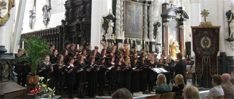 Mit Spannung erwartet wird das Konzert des University of Nottingham Tour Choir in der Apollinariskirche Remagen. privat