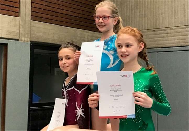 Mit Top Leistungen qualifizierten sich die Turnerinnen für weitere Wettbewerbe. privat