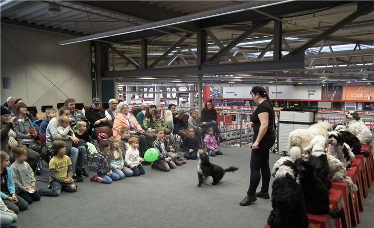 Mit Unterstützung des „röhrig-zoocenters“ gab es jetzt wieder besondere Hunde-Aktionen bei röhrig.  privat