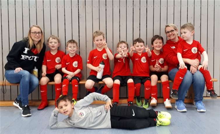 Mit acht gut gelaunten Bambini wurde in die letzte Runde gestartet.privat