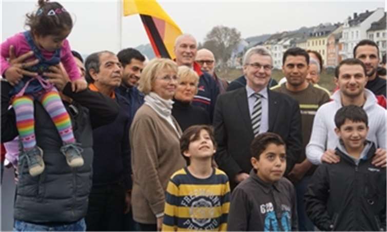 Mit an Bord auch Landrat Dr. Saftig. STUKO