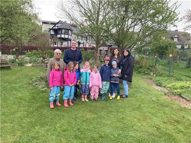 Mit dabei waren die Vorschulkinder der Ev. Kita Sonnenland.  Foto: Büro Diedenhofen