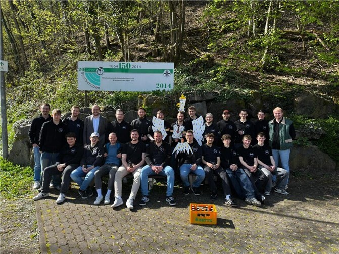 Mit dem 348. Schuss brachte Elias Glüsing den Rumpf zu Fall.  Foto: privat