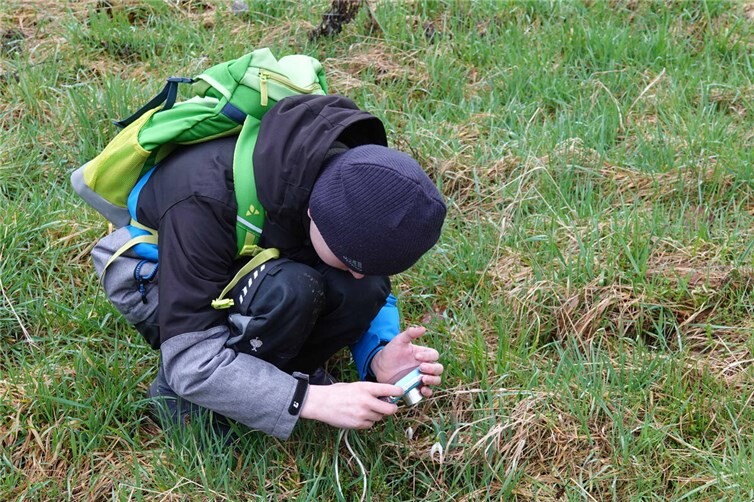 Mit dem Blick fürs Detail machten die NAJU Kinder Bilder der Frühblüher.