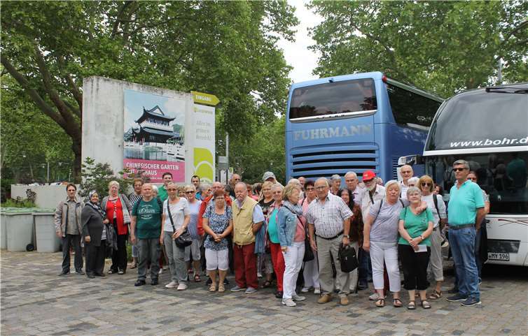 Mit dem Bus ging es für die Teilnehmer zum Luisenpark nach Mannheim. Foto: privat