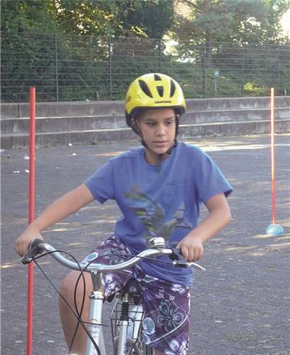 Mit dem Fahrradturnier soll die Verkehrssicherheit der Schüler gefördert werden.  Privat