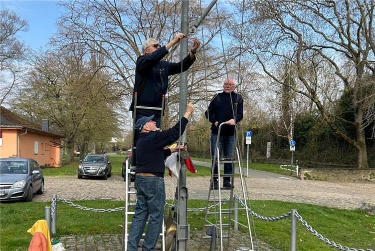 Mit dem Hissen der Flaggen und Wimpel zugleich wurde offiziell die Saison 2026 eröffnet.