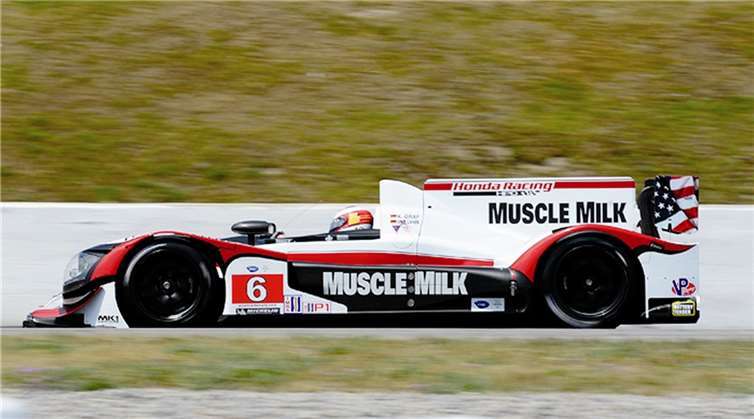 Mit dem Honda Rennsportwagen LMP1 HPD-ARX 03 gewannen Lucas Luhr und Klaus Graf im vergangenen Jahr die ALMS USA.  privat