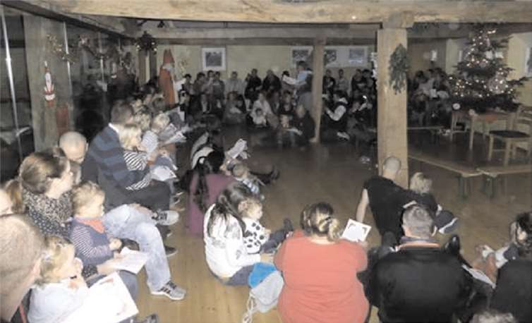 Mit dem Lied „In der Weihnachtsbäckerei“ wurde der Heilige Nikolaus verabschiedet.privat