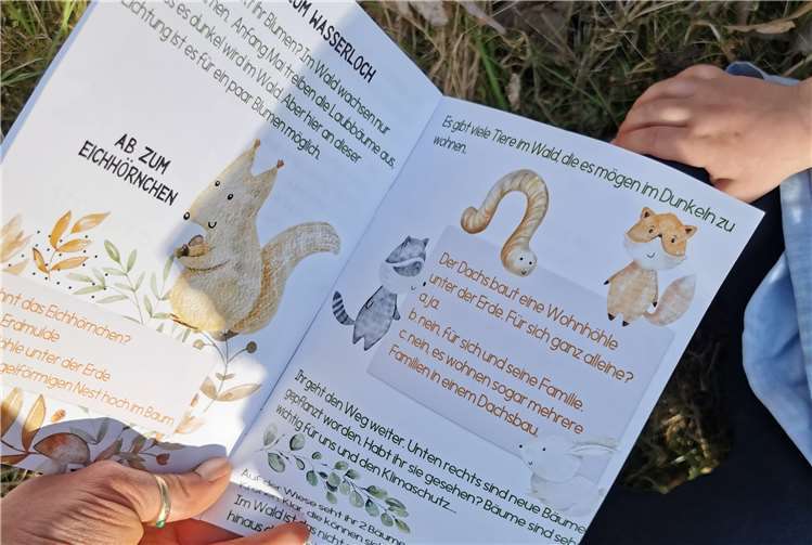 Mit dem Rallyeheft geht es auf die 3,5 km lange Runde. Fotos: privat