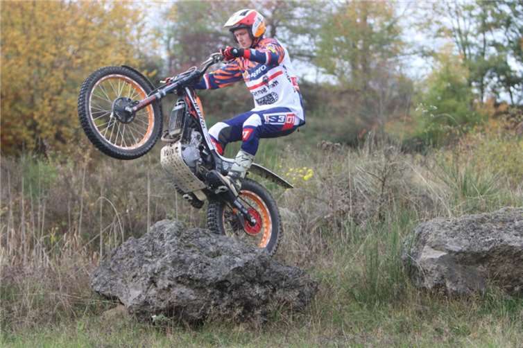 Mit dem Training ließen die Fahrer die diesjährige Trial-Saison ausklingen.