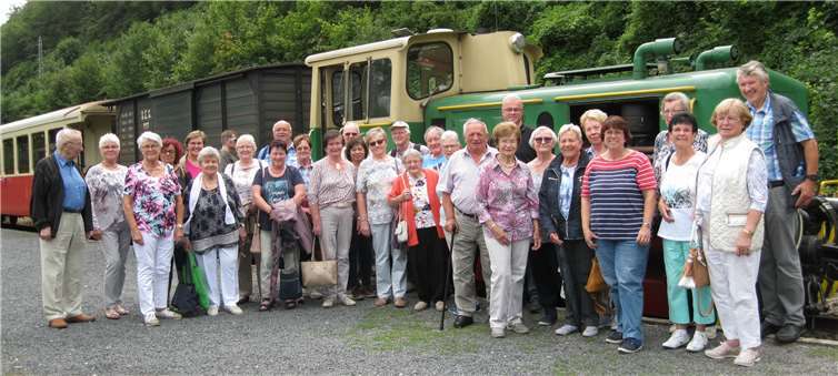 Mit dem Vulkan-Express fuhr die Gruppe durch die idyllische Eifellandschaft. Foto: privat