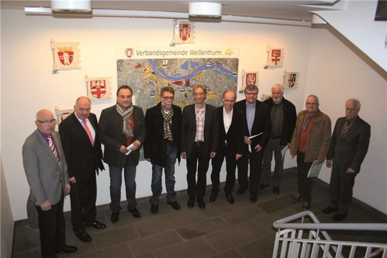 Mit dem Ziel einer besseren Vernetzung der Kommunen im Unteren Mittelrheintal trafen sich Bahnlärmgegner im Rathaus der Verbandsgemeinde Weißenthurm.privat