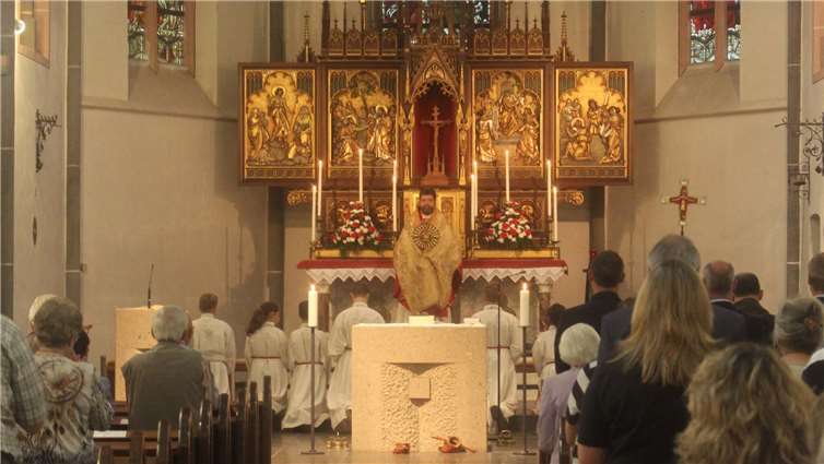 Mit dem festlichen Schlusssegen von Pastor FrankWerner endete das Festhochamt am Kirmessonntag.