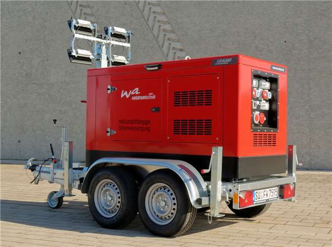 Mit dem neuen Anhänger kann die Feuerwehr unter anderem besser auf Stromausfälle reagieren. Foto: Feuerwehr Rheinbach