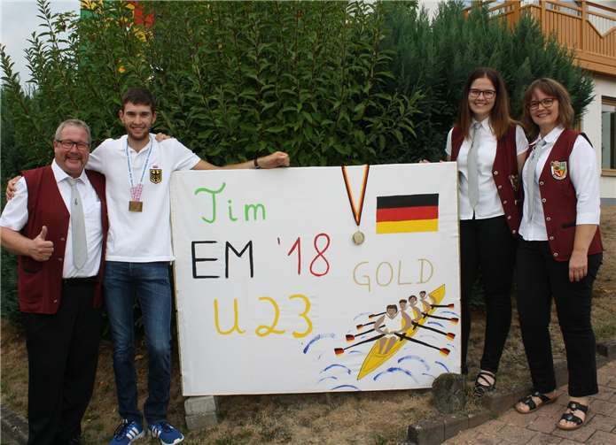 Mit dem neuen Europameister Tim Bier freut sich natürlich seine gesamte Familie, die ihm stets den nötigen Rückhalt gibt.TE