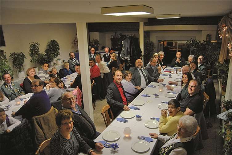 Mit dem traditionellen Gänseessen der Schützenbruderschaft klang der Abend aus.