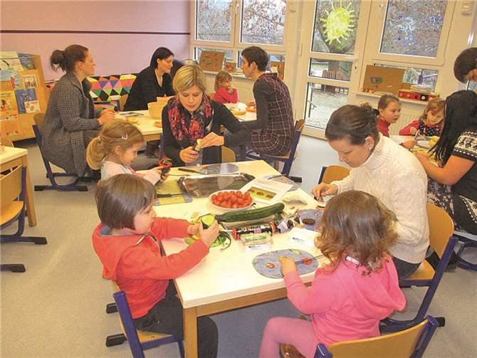 Mit den Kindern wurden leckere, gesunde Essideen erarbeitet.privat