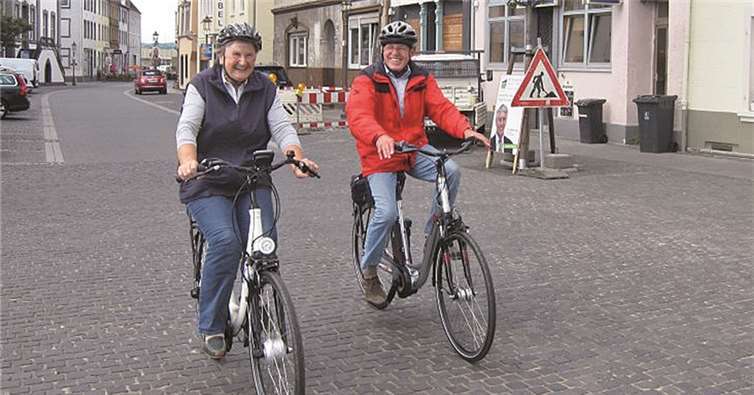 Mit den Pedelecs unterwegs.Simon Lauchner / Verkehrsclub Deutschland
