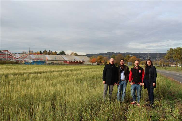Andernach setzt ein Zeichen für die Umwelt  Mit den Verantwortlichen wurde schon einmal geschaut, wo die Bäume gepflanzt werden.