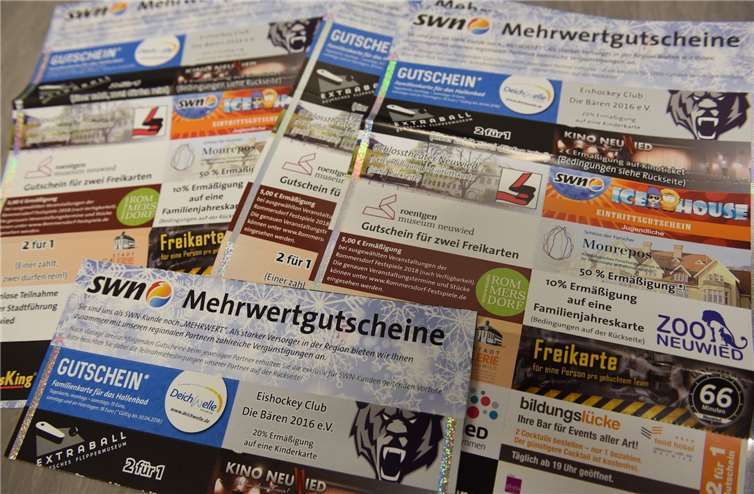 Mit den Verbrauchsabrechnungen flattern den Kunden wieder die Mehrwertgutscheine ins Haus. Die Aktion bietet Vorteile für alle Beteiligten.Foto: privat