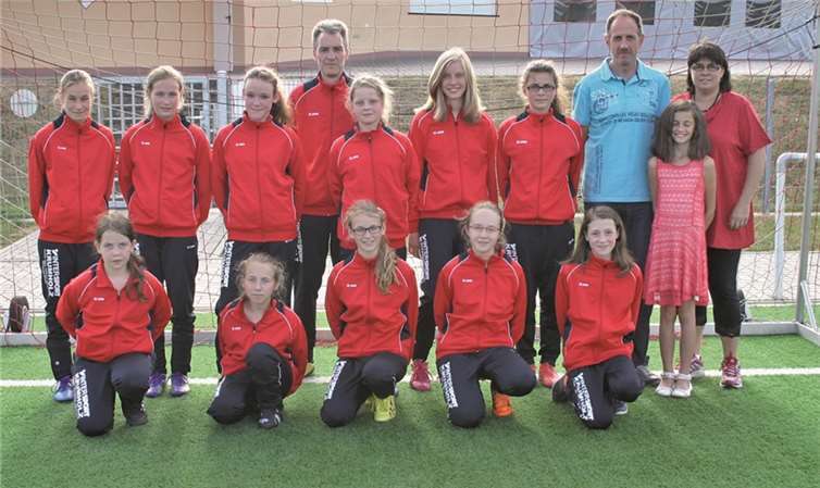 Mit den neuen Trainingsanzügen kann die nächste Saison kommen.privat