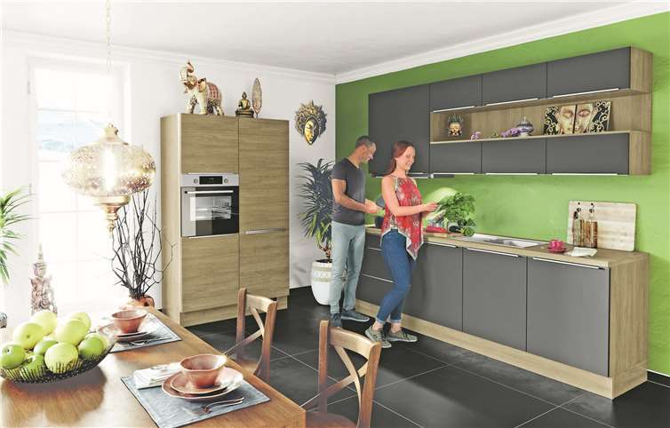 Mit den umweltbewussten porta Energiesparküchen bares Geld und Strom sparen.Fotos: Porta Möbel