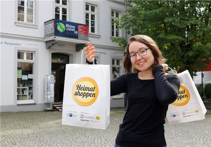 Mit der Aktion Heimatshoppen möchte die Aktivgemeinschaft das Bewusstsein für den Sinziger Einzelhandel schärfen.Foto Agentur Friedsam
