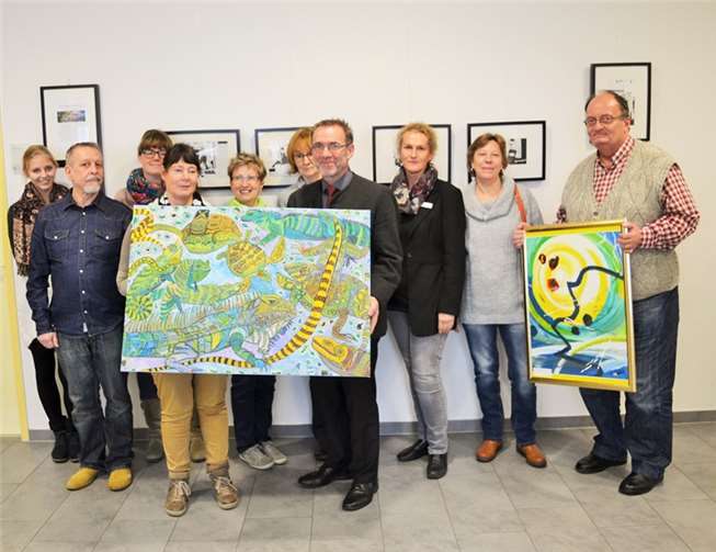 Mit der Ausstellung wollen der die Barmherzigen Brüder, der Caritasverband und die Gruppe Horizonte Menschen mit psychischen Erkrankungen eine Stimme geben.  E.T. Müller