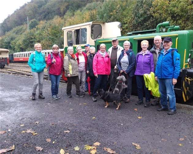 Mit der Brohltalbahn ging es gemütlich, trocken und warm bis nach Engeln.Foto: privat