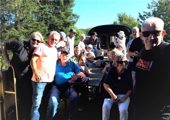 Mit der Brohltalbahn ging es weiter.