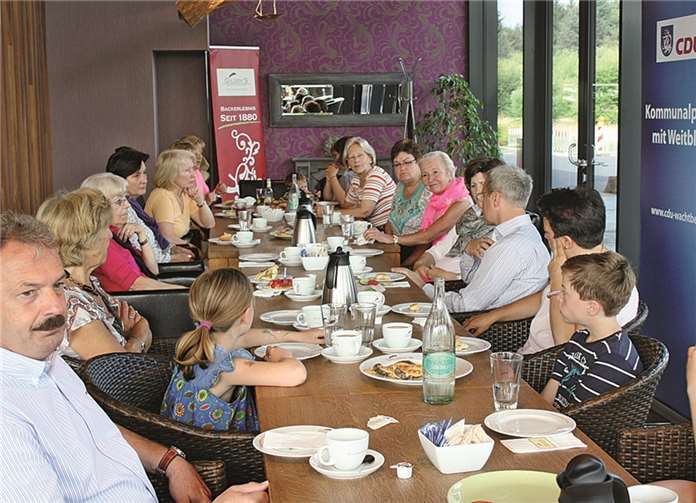 Mit der CDU-Frauen Union im Café Gilgen.