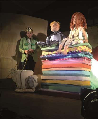 Mit der Erbsenprüfung wurde die Empfindlichkeit der Prinzessin getestet. privat