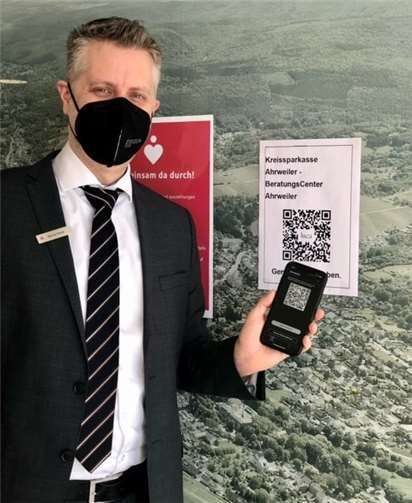 Mit der Luca-App kann die Kontaktnachverfolgung in der Öffentlichkeit und im privaten Bereich verbessert werden.Foto: KSK