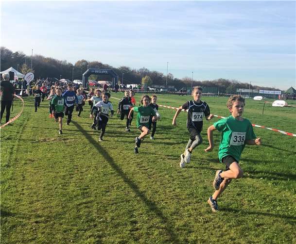 Mit der Nummer 339: Maurits Redemann vor seinen 39 Verfolgern.