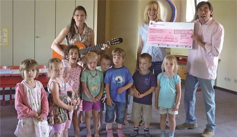 Mit der Spende konnte der Musikraum verschönert werden.privat