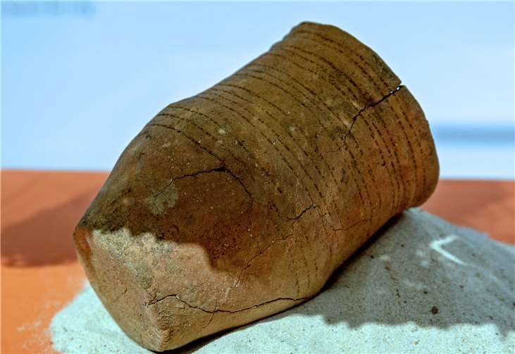 Mit diesem Grabbeigaben wurde der „Ötzi von Rheinbach“ bestattet, auch sie sind im LVR-Landesmuseum Bonn noch bis zum 18. März in einer eigenen Vitrine ausgestellt.