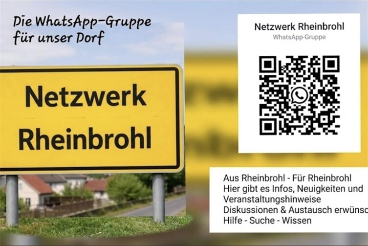 Mit diesem QR-Code gelangt man einfach in die Gruppe. 