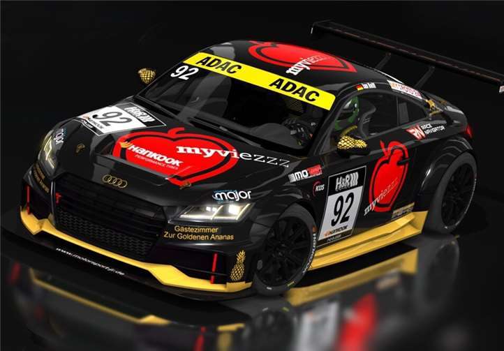 Mit diesem authentischen und individuell gestalteten Audi TT startete Jan Reiff.