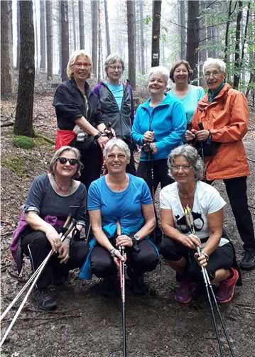 Mit dieser Tour wurde das 16-jährige Bestehen der Nordic Walkinggruppe gefeiert.  privat