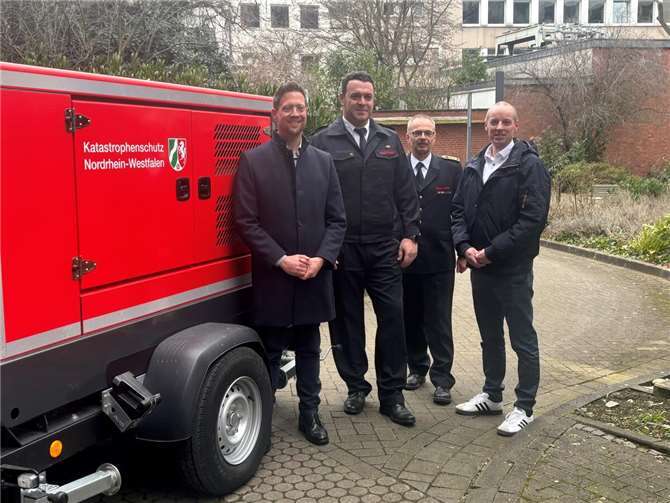 Mit drei mobilen Stromerzeugern ist die Wachtberger Feuerwehr optimal ausgestattet. Foto: Gemeinde Wachtberg
