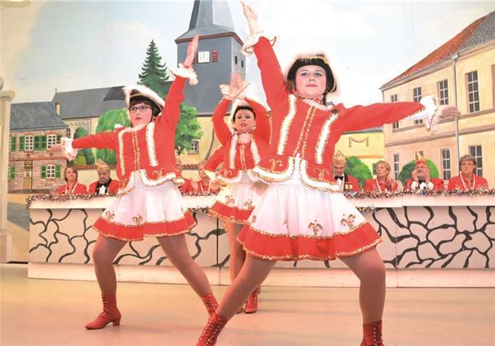 Mit eigener Choreografie begeisterten diese Mieler Mädels.