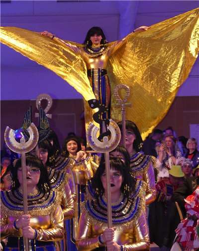 Mit ein Highlight der Sitzung war die ägyptische Tanz-Performance der OCT`s von der DJK Ochtendung.