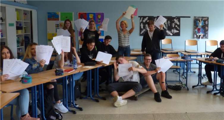 Mit ein paar Übungen gelang es den Schülerinnen und Schülern der Realschule Plus und Fachoberschule Mendig ihre eigenen Geschichten zu schreiben.privat