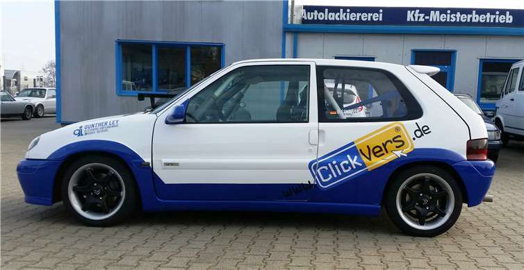 Mit einem Citroen 1,6 16 V VTS wird sie bei vier von fünf NAVC-Rennen starten.