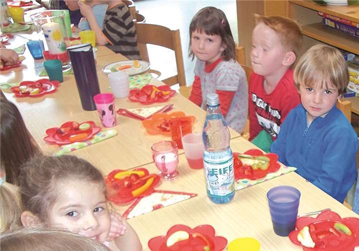 Mit einem Farbenfrühstück beendeten die Kinder eine farbenfrohe Entdeckungsreise.  Privat